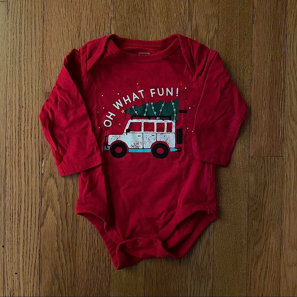 Baby Gap Winter/Christmas onesie EUC